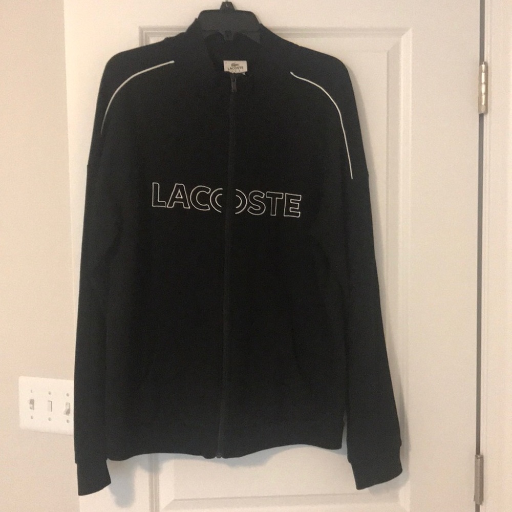 Lacoste zip-up sweater